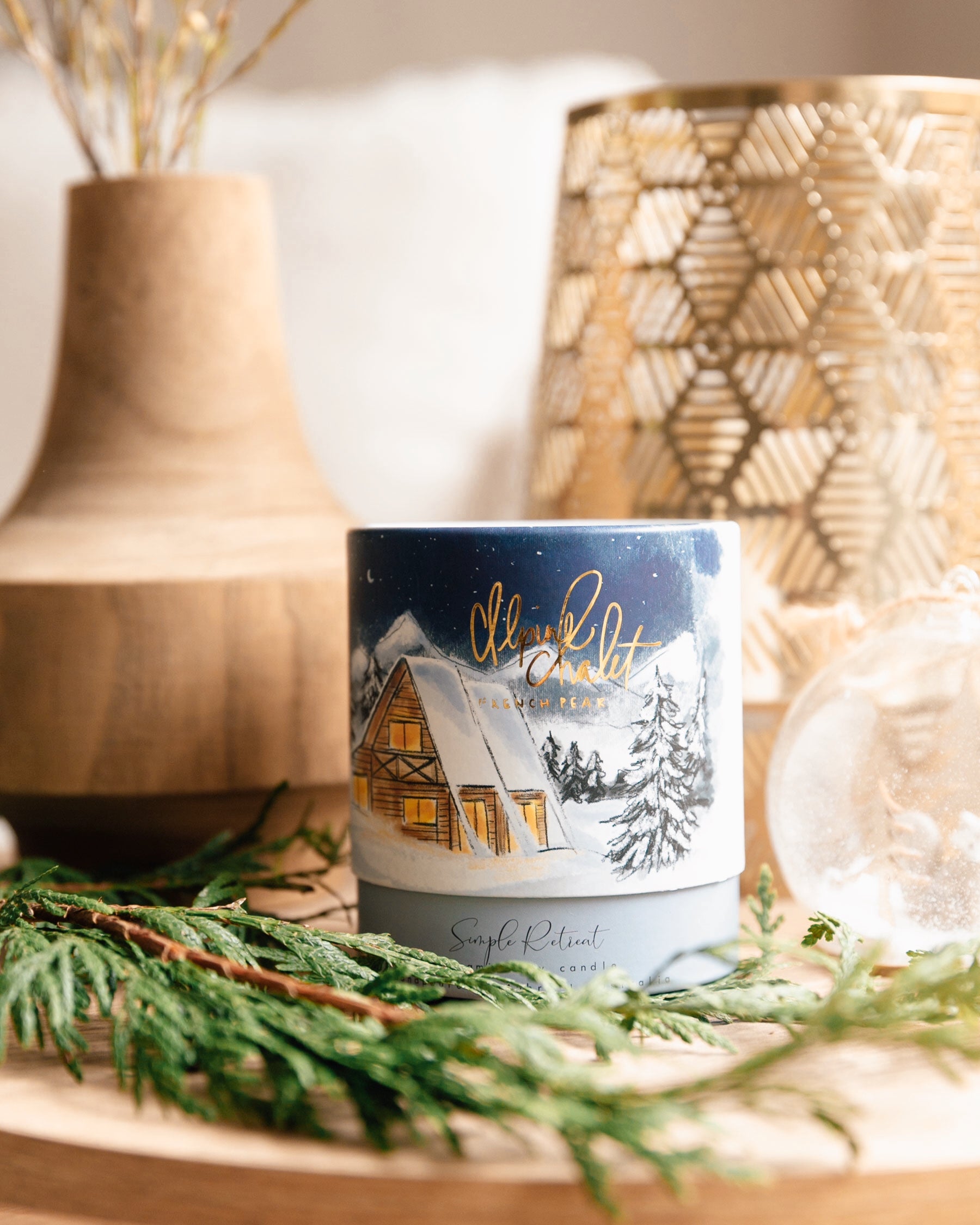 Medium Gift Box | Alpine Chalet - French Pear