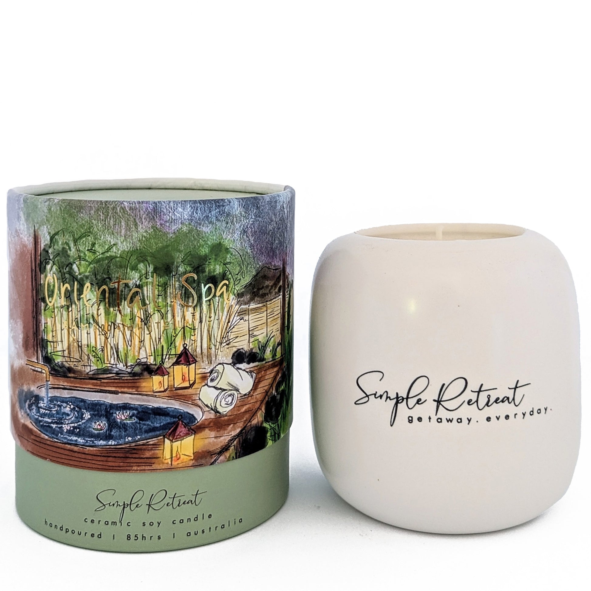 Large Jar | Oriental Spa – Bamboo & White Lily