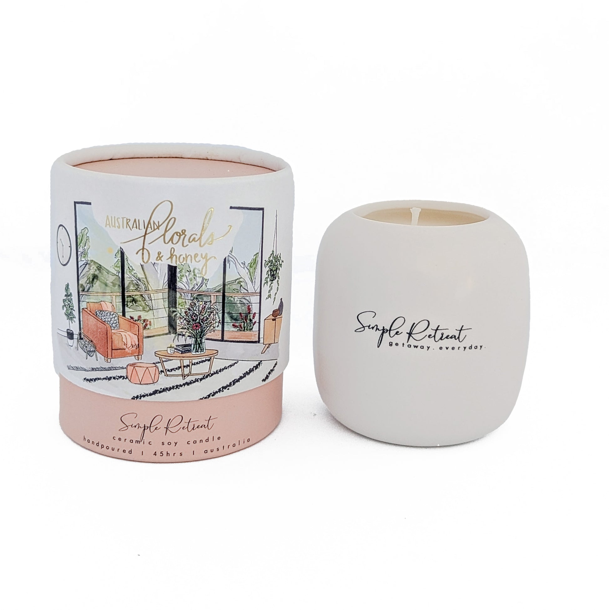 Medium Jar | Lounge Room - Australian Florals and Honey