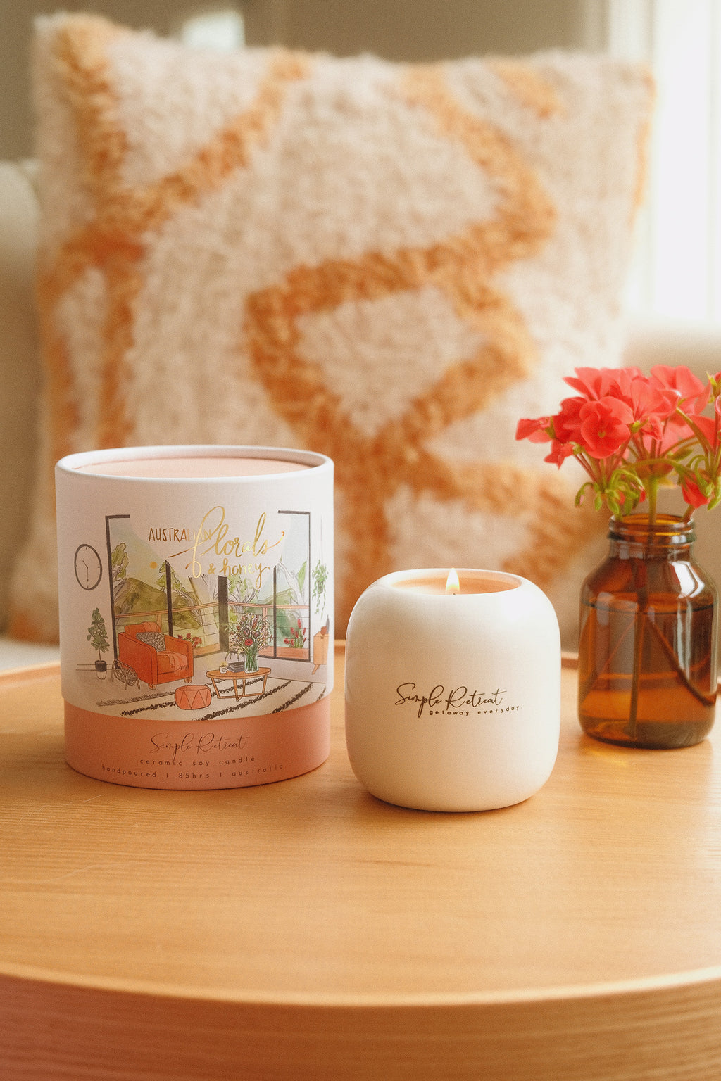 Large Jar | Lounge Room - Australian Florals and Honey