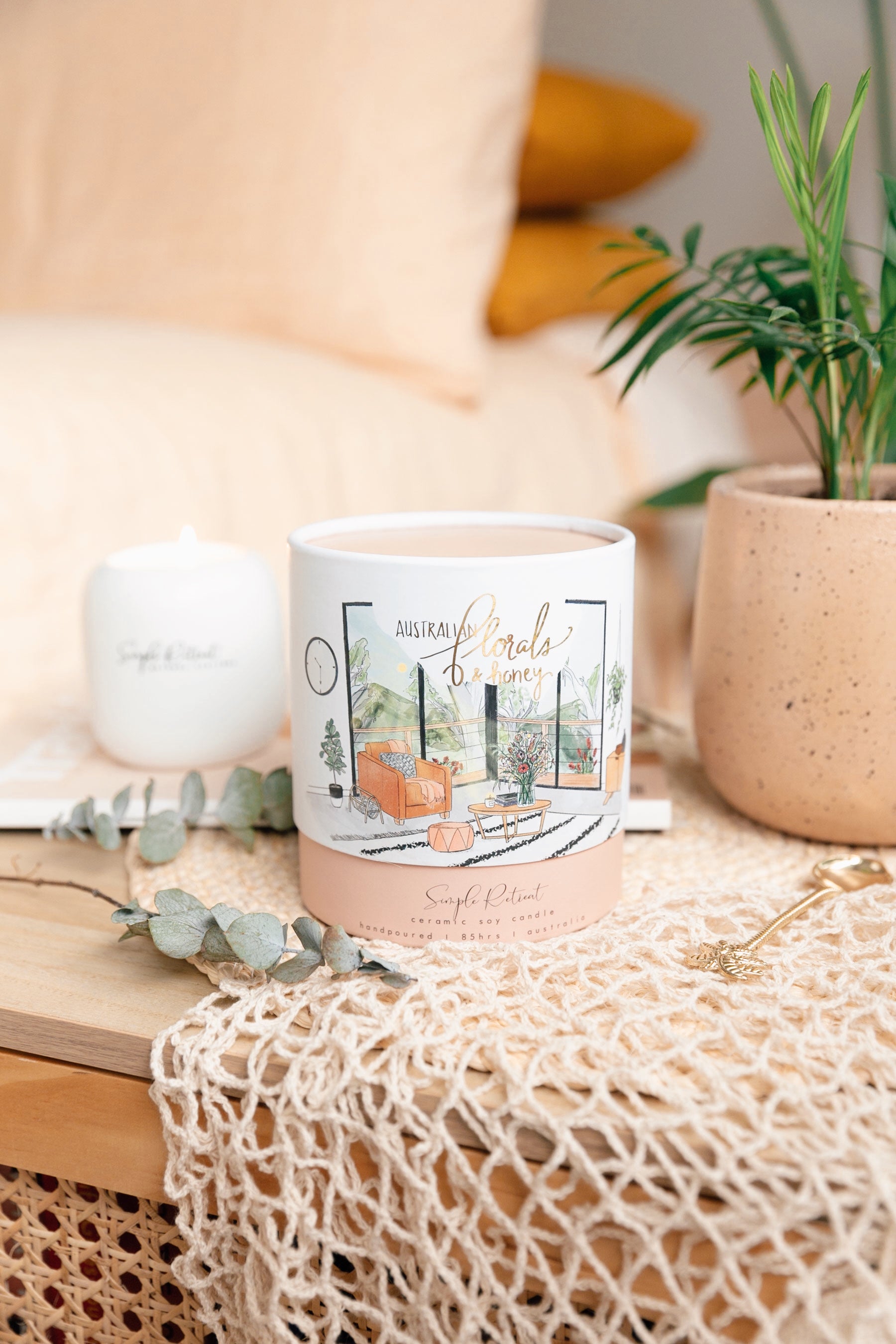 Large Jar | Lounge Room - Australian Florals and Honey