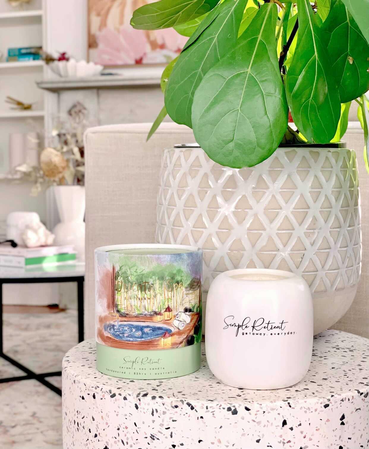 Large Jar | Oriental Spa – Bamboo & White Lily