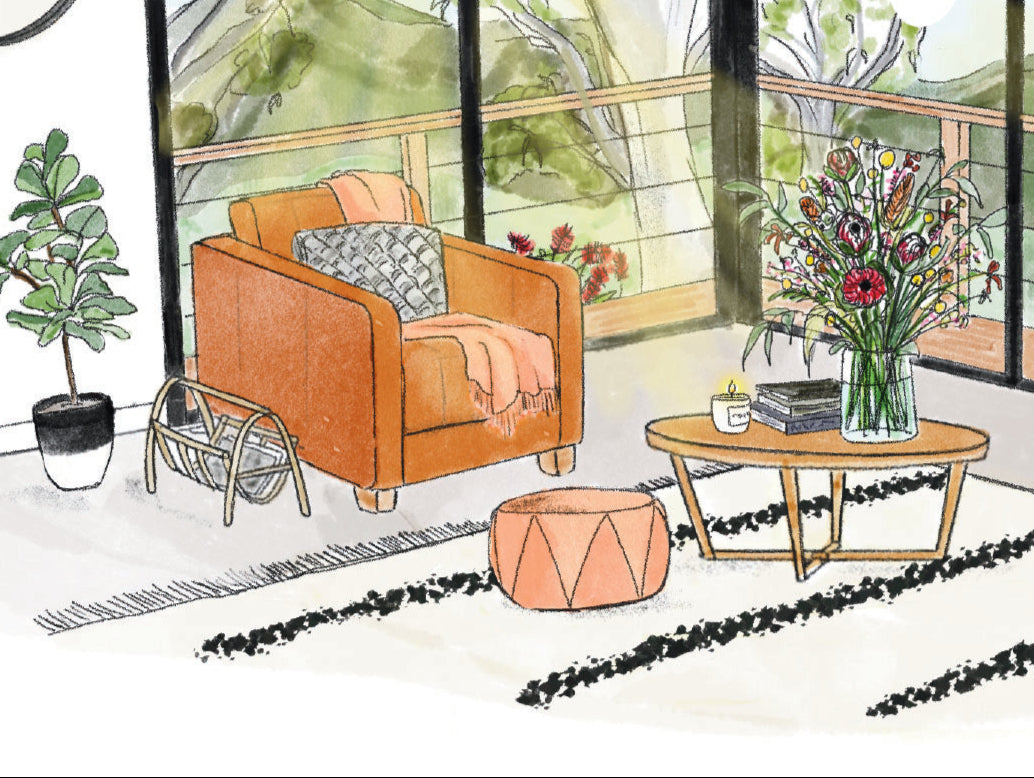 Medium Jar | Lounge Room - Australian Florals and Honey