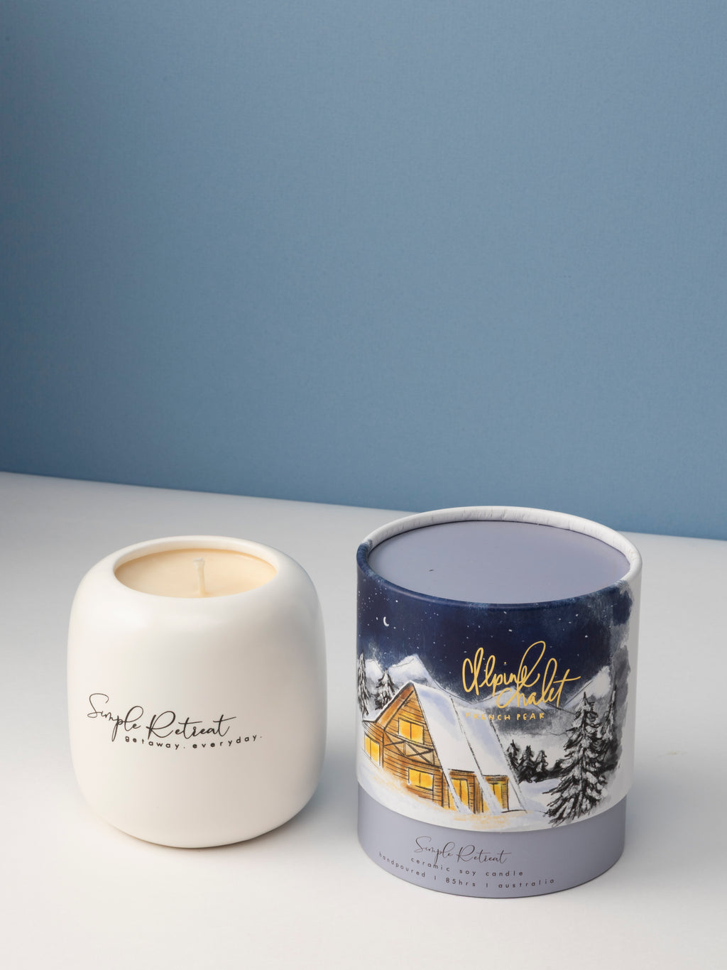 Large Candle | Alpine Chalet - French Pear
