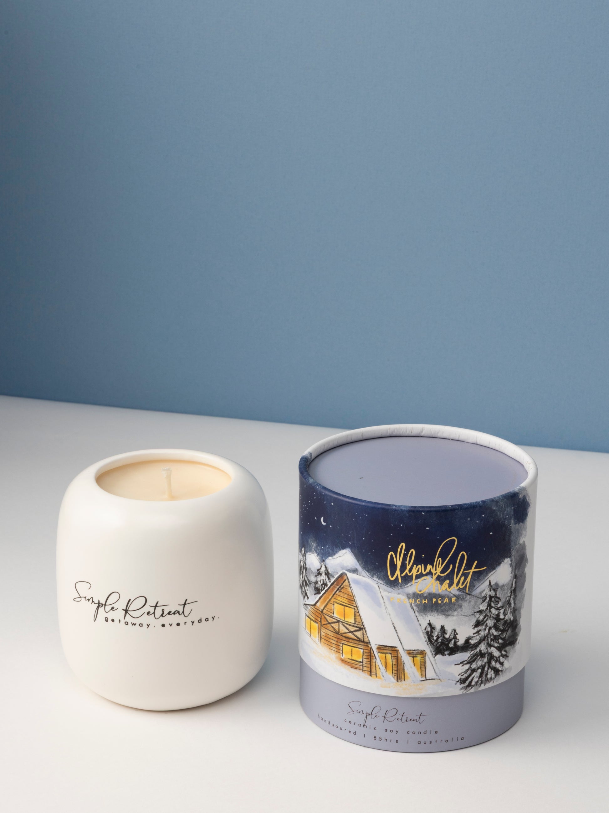 Large Candle | Alpine Chalet - French Pear