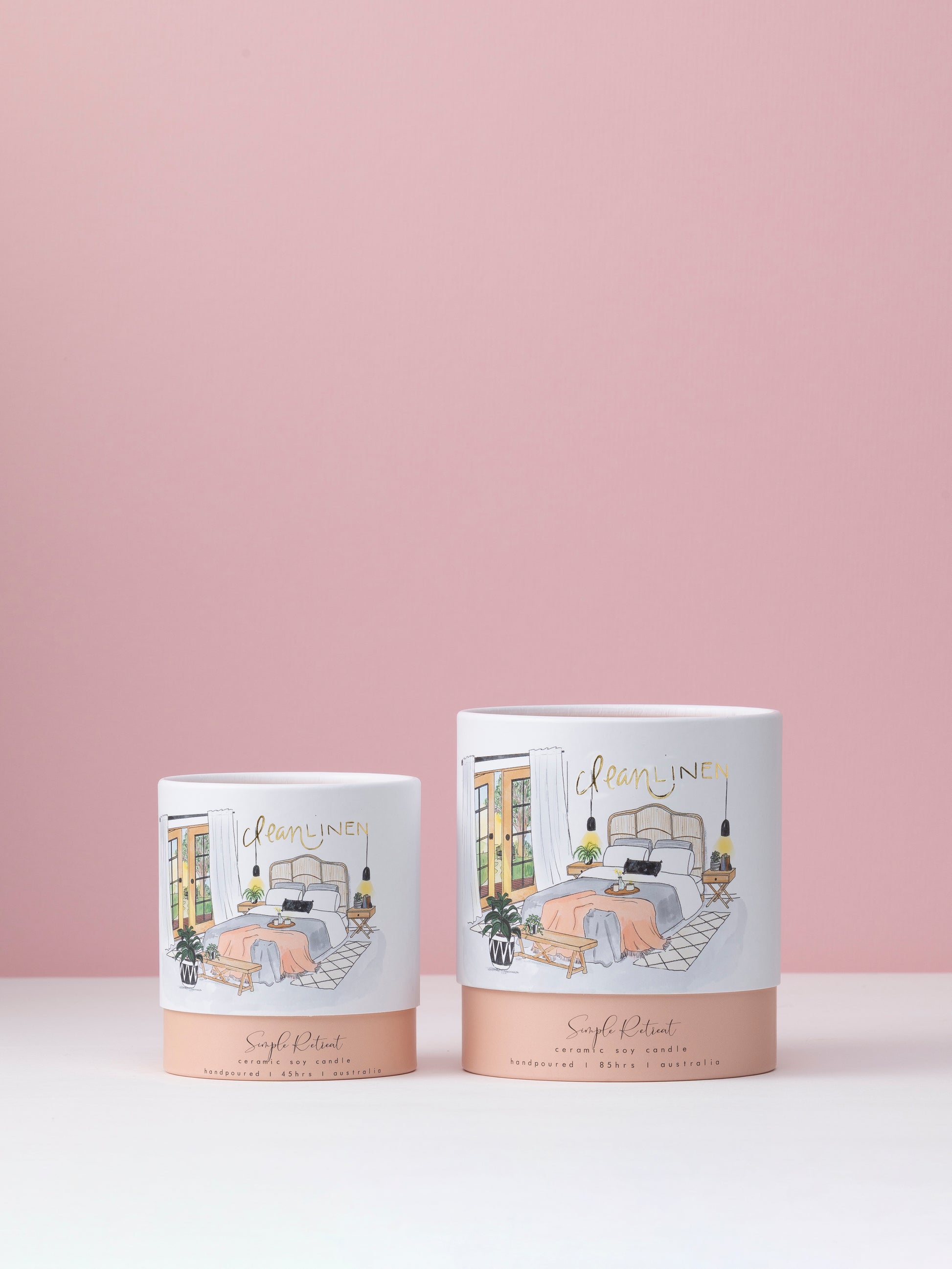 Large Candle | Clean Linen