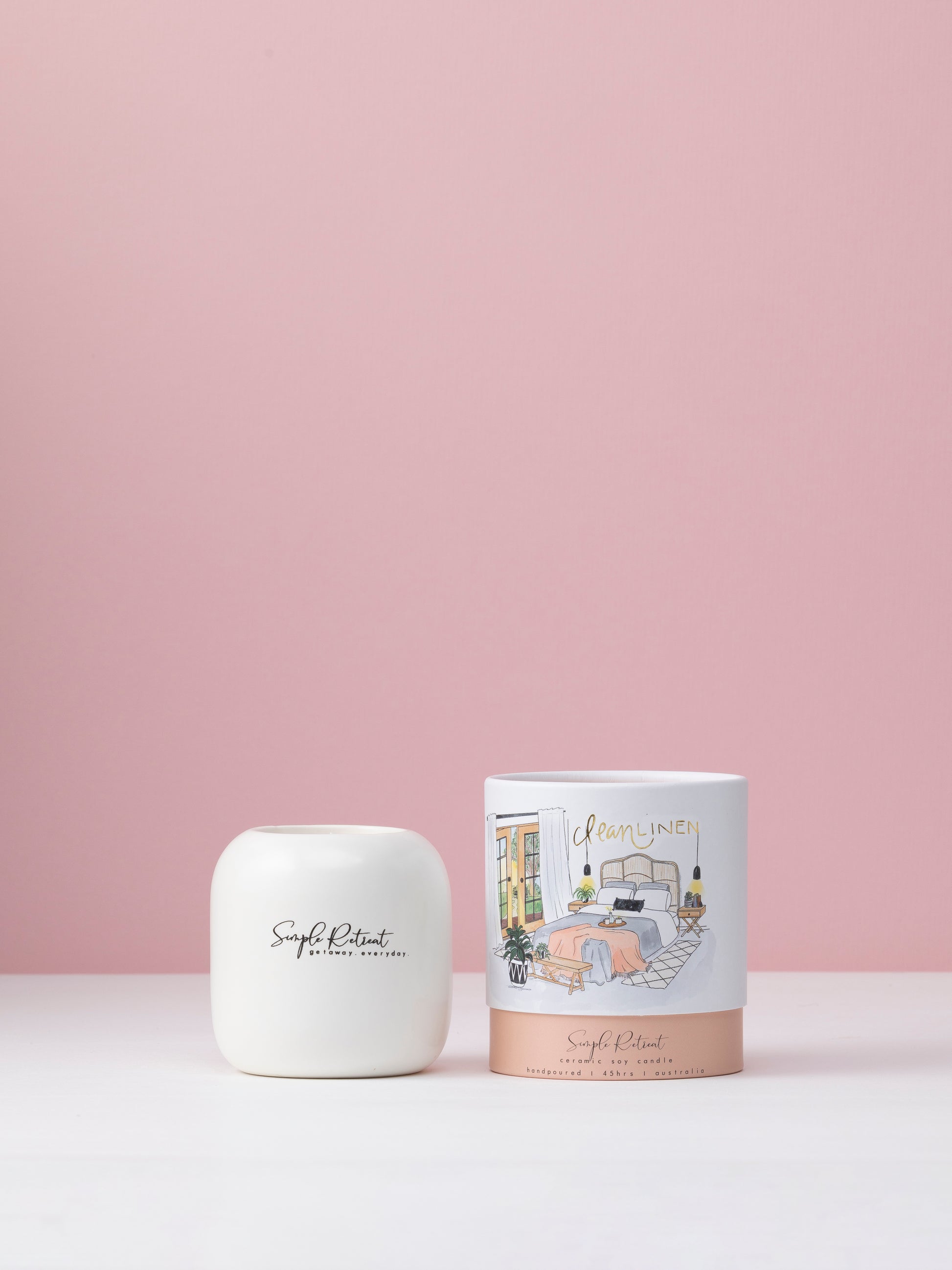 Medium Candle | Clean Linen