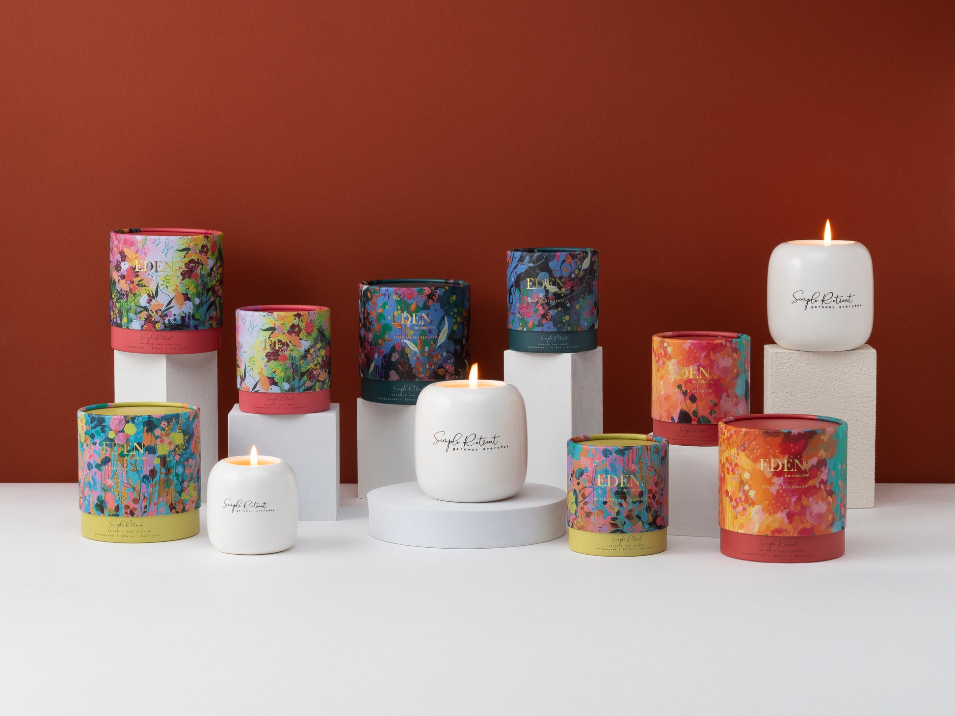 EDEN. Medium Candle Bundle