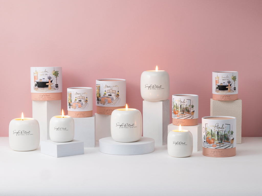 Large Candle | Lavender & White Tea
