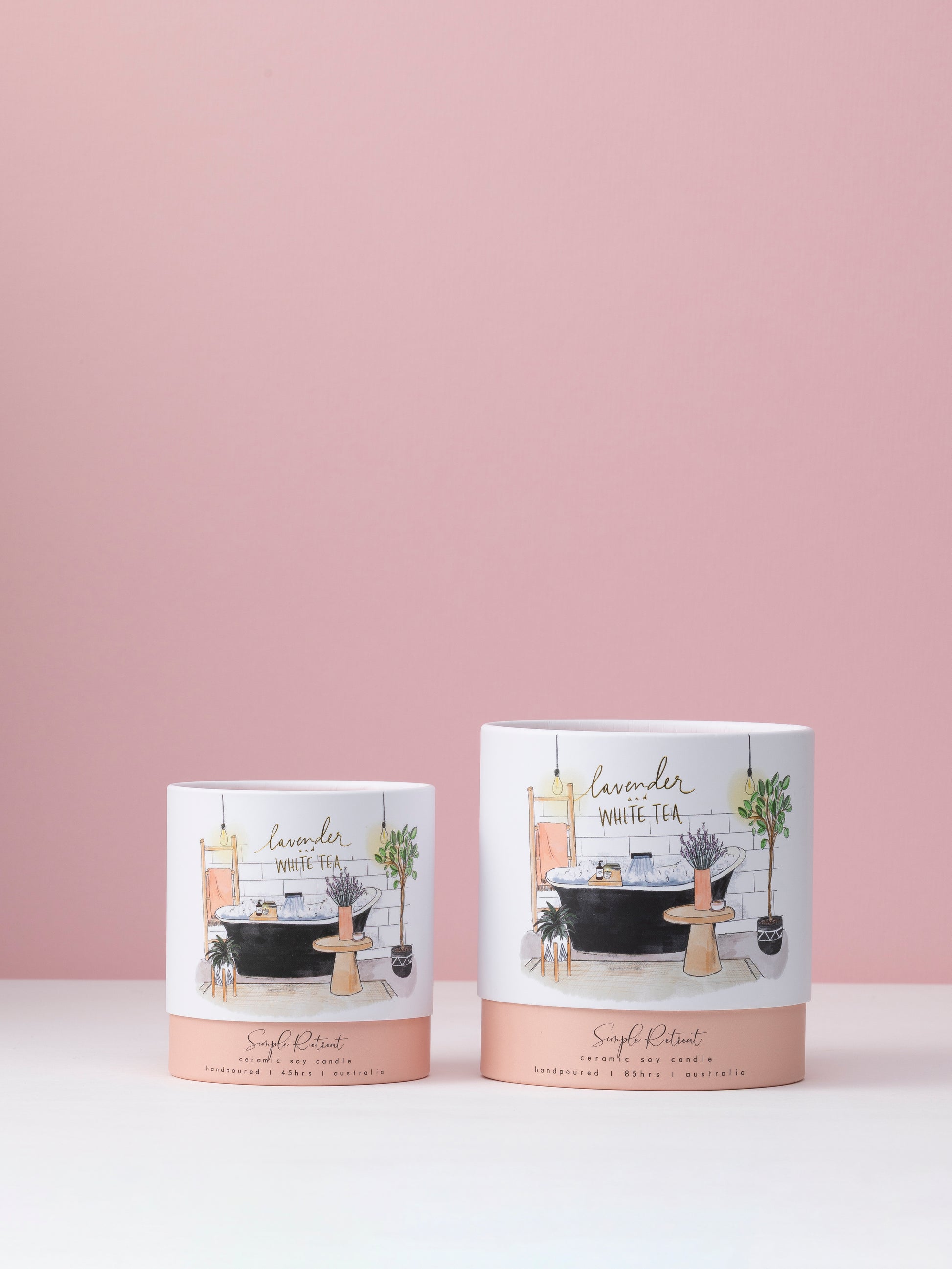 Large Candle | Lavender & White Tea