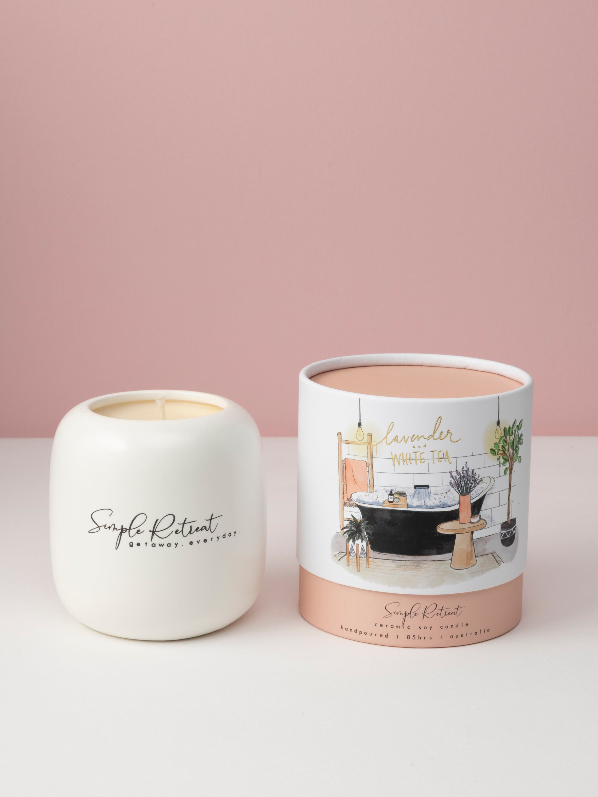 Medium Candle | Lavender & White Tea
