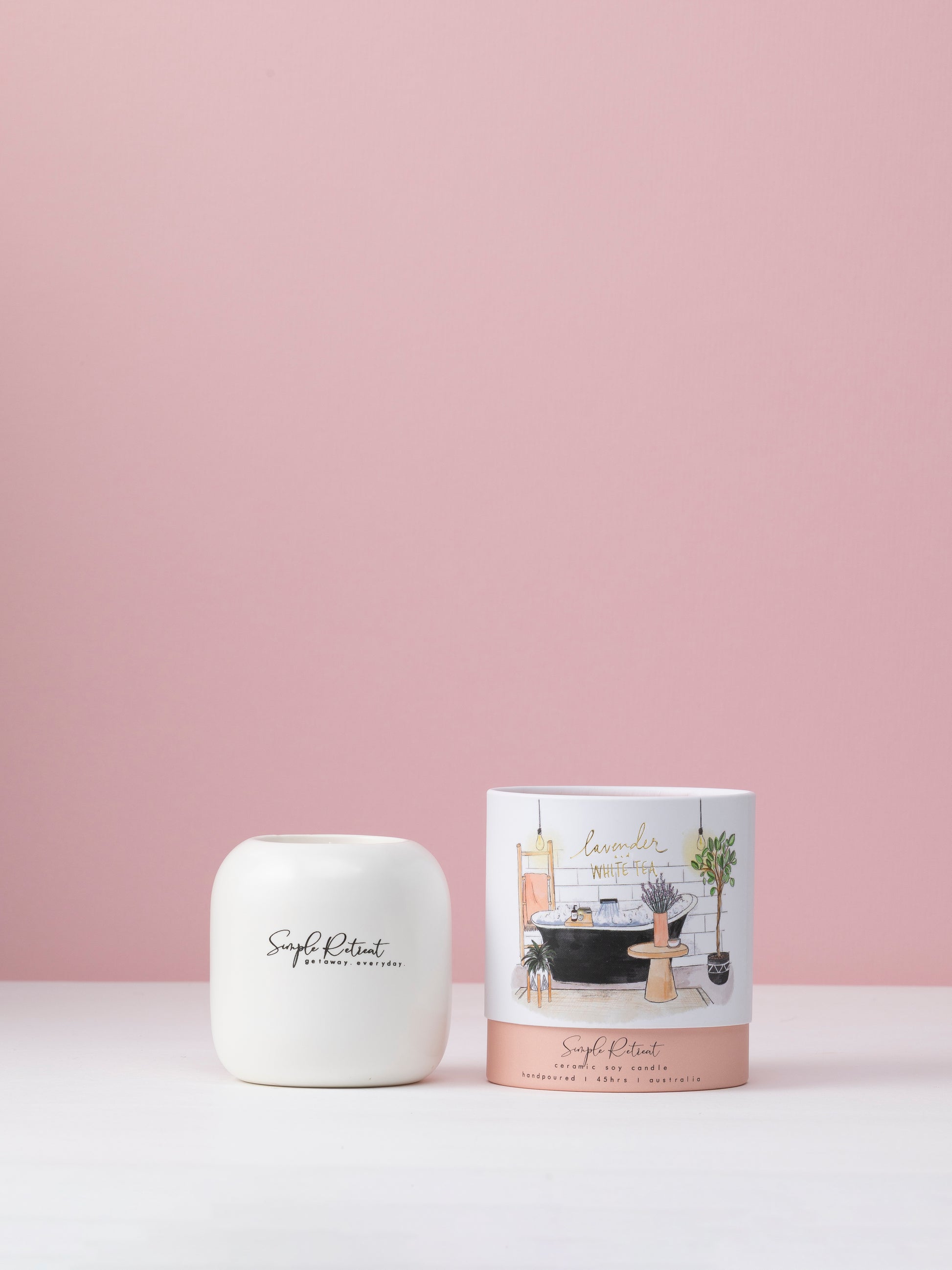Medium Candle | Lavender & White Tea
