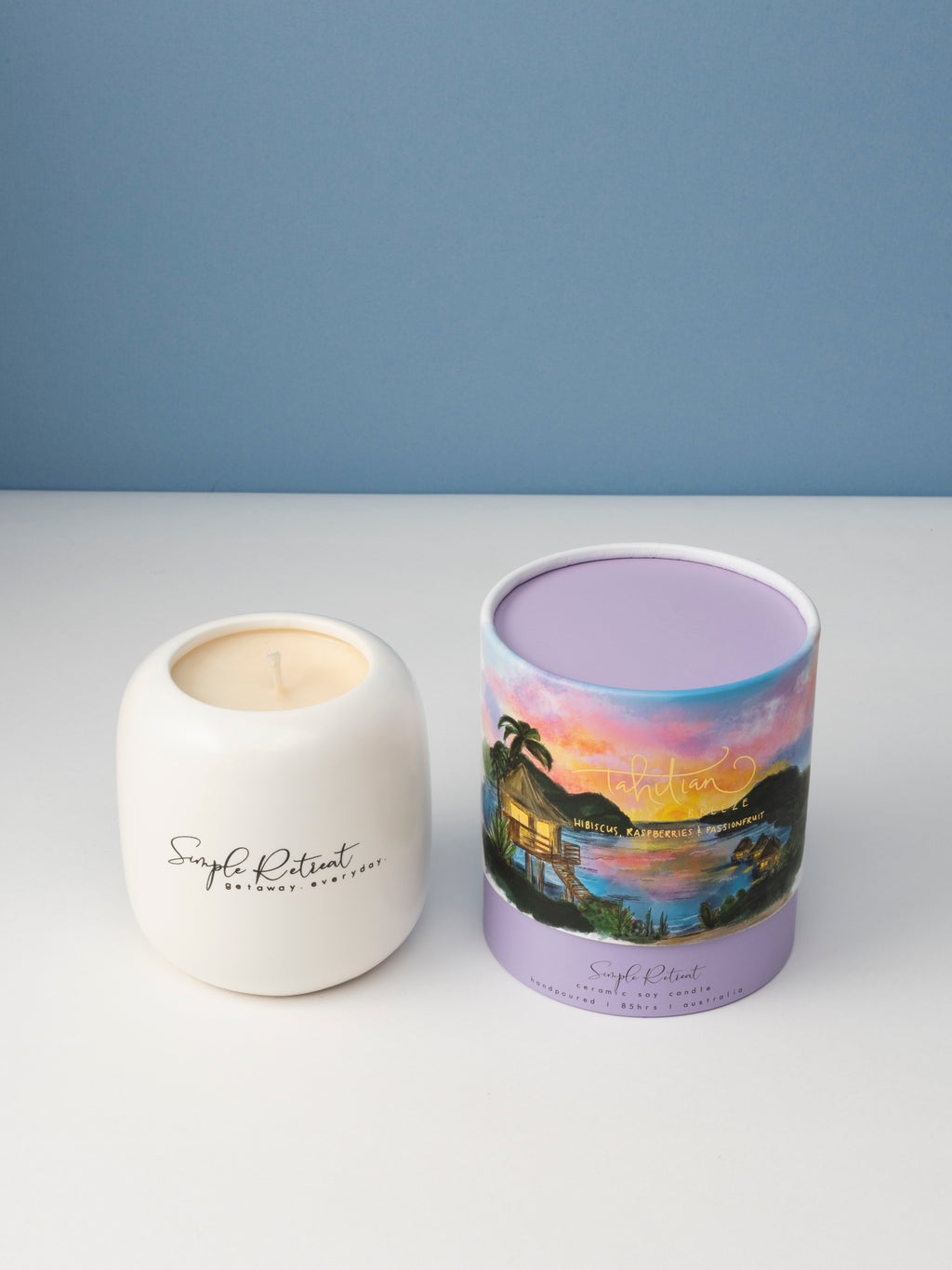 Large Candle | Tahitian Breeze – Hibiscus, Raspberries & Passionfruit