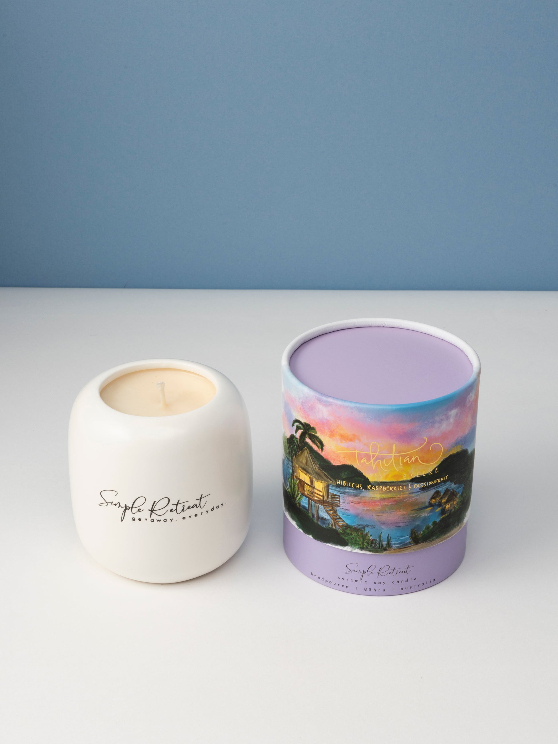 Large Candle | Tahitian Breeze – Hibiscus, Raspberries & Passionfruit
