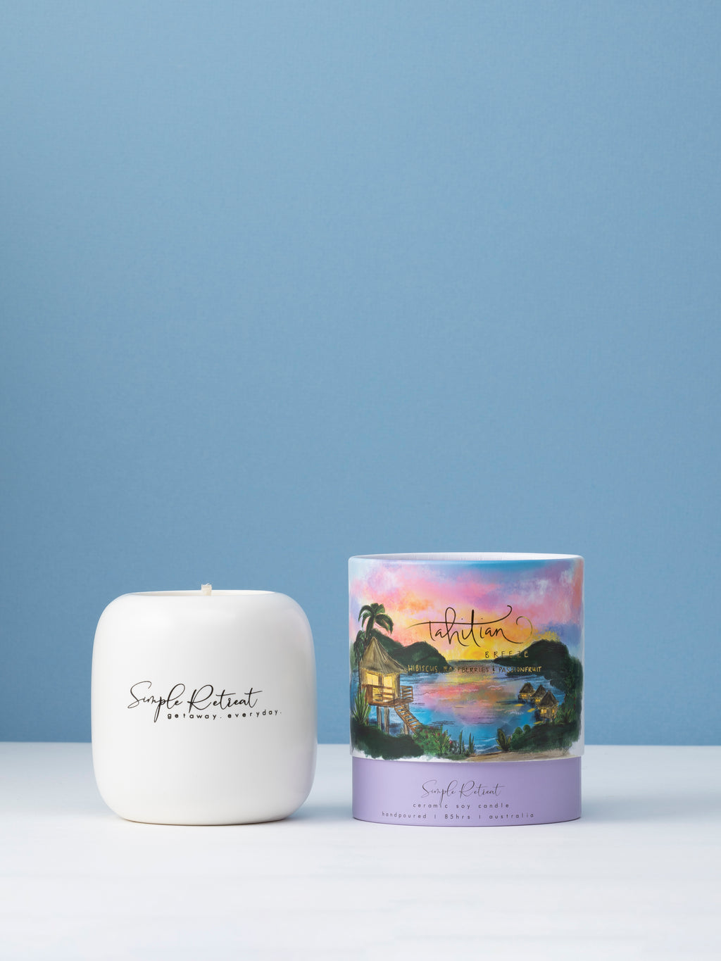 Large Candle | Tahitian Breeze – Hibiscus, Raspberries & Passionfruit