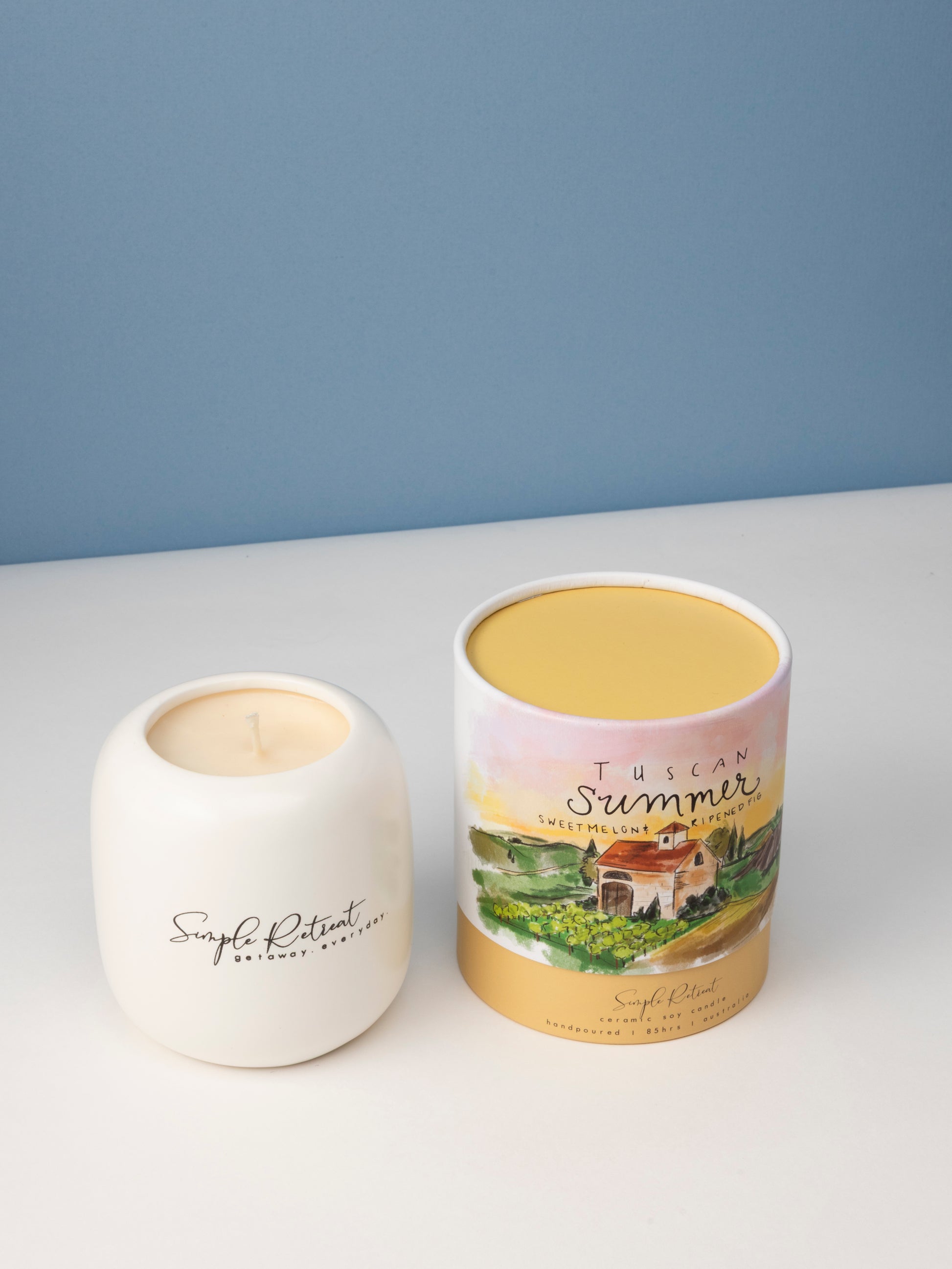Large Candle | Tuscan Summer – Sweet Melon & Ripened Fig