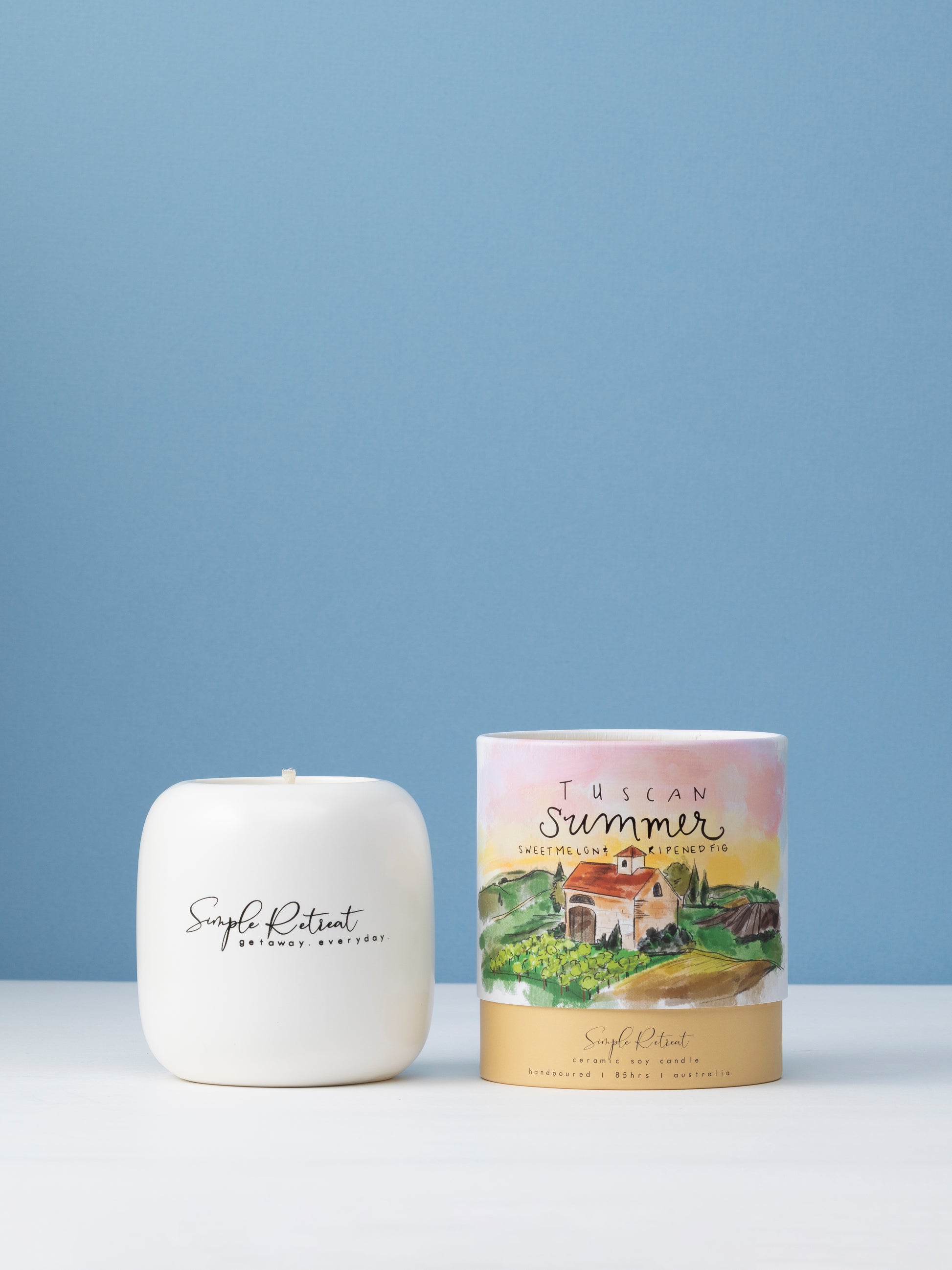 Large Candle | Tuscan Summer – Sweet Melon & Ripened Fig