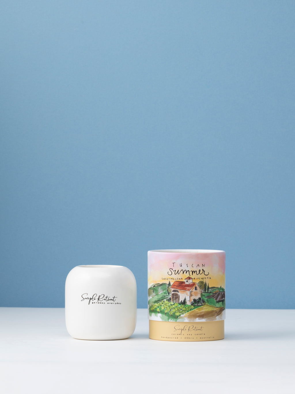Medium Candle | Tuscan Summer – Sweet Melon & Ripened Fig