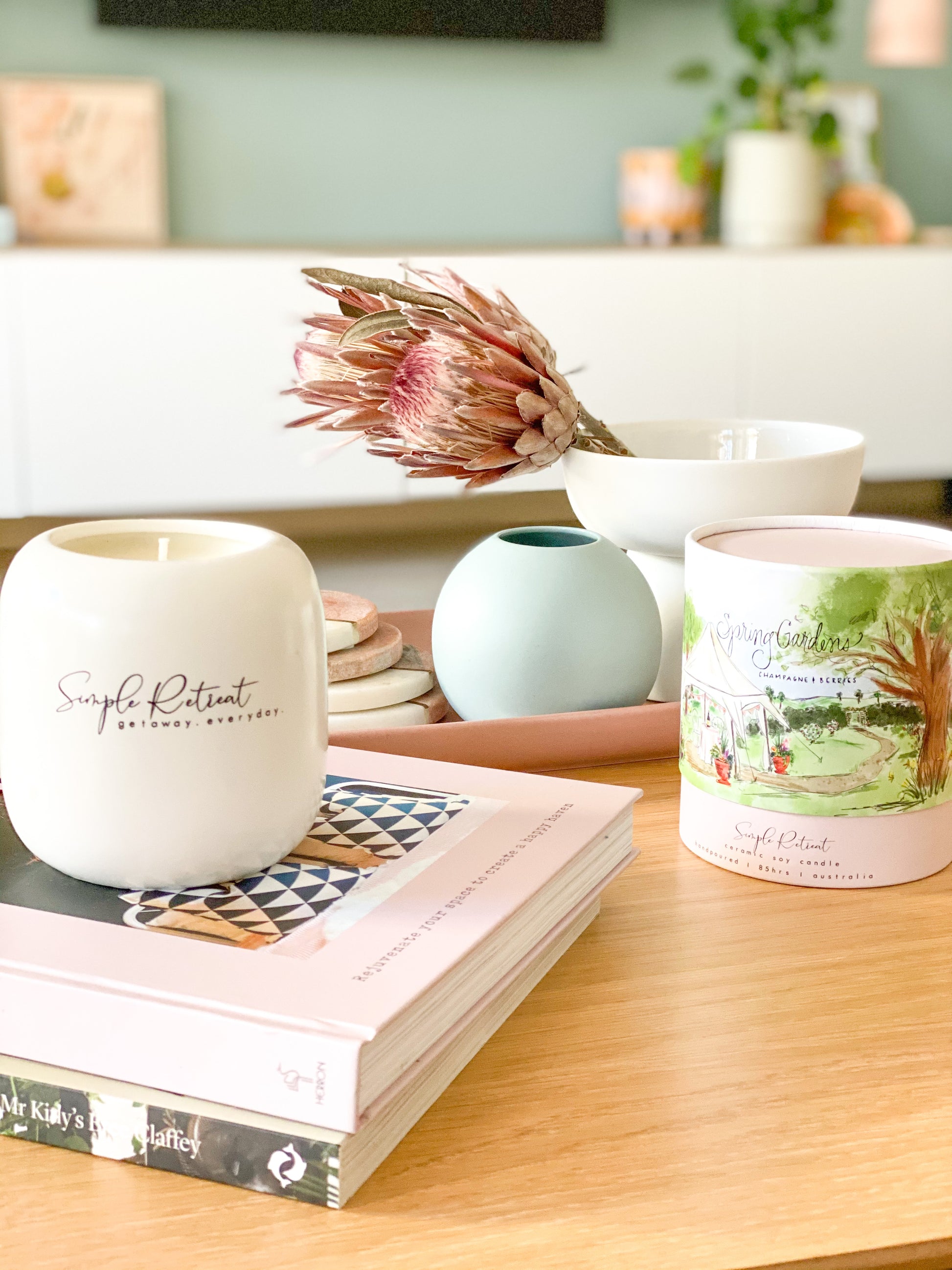 Large Jar | Spring Gardens - Champagne & Berries