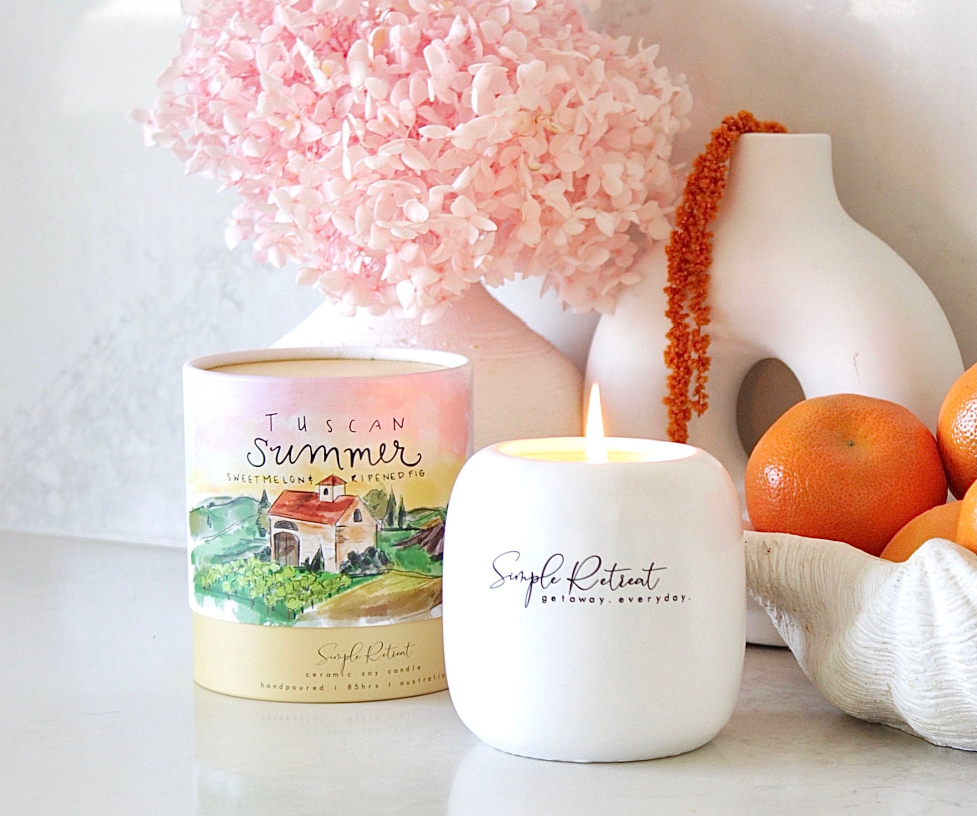 Large Jar | Tuscan Summer – Sweet Melon & Ripened Fig