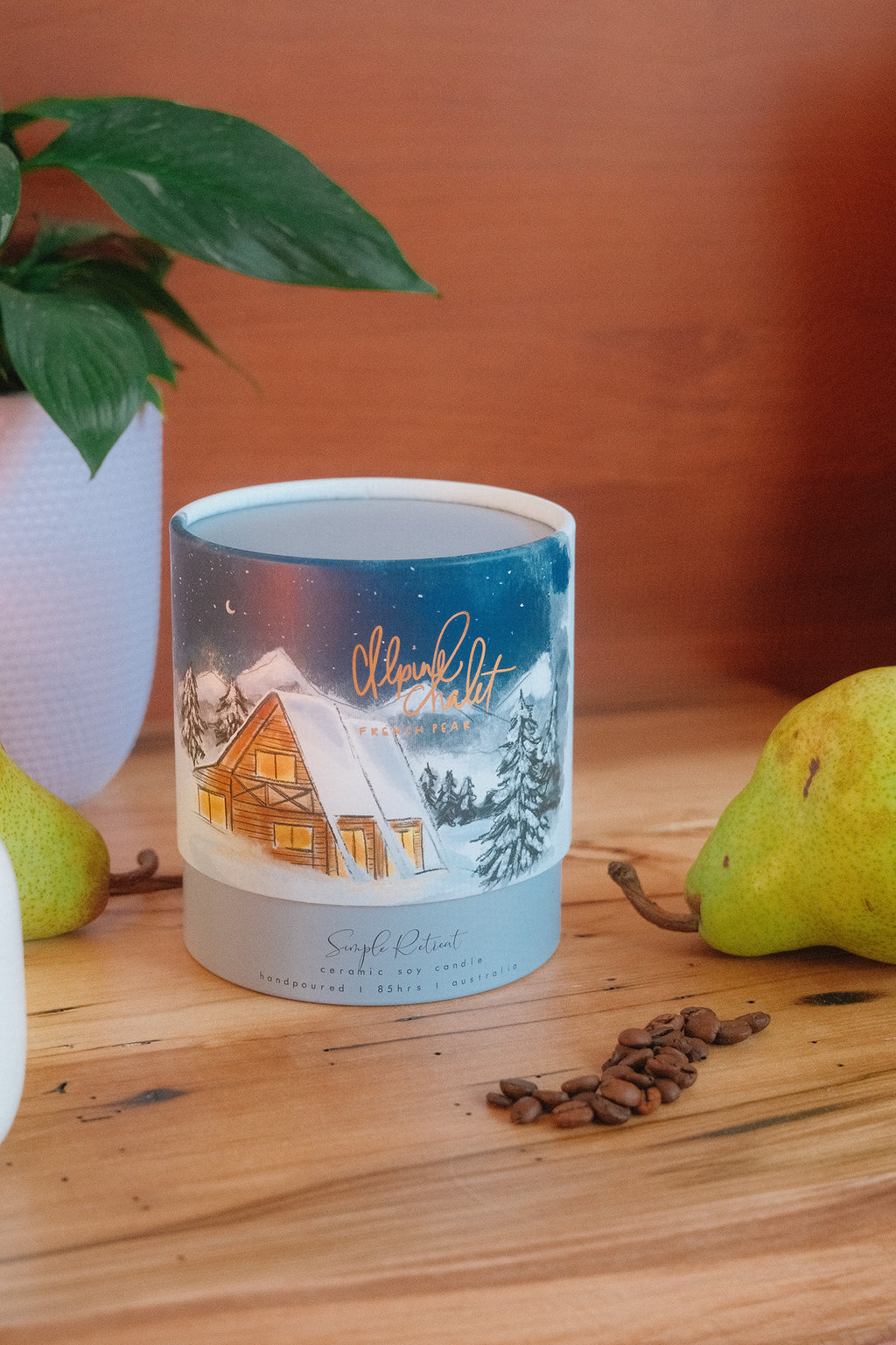 Medium Candle | Alpine Chalet - French Pear