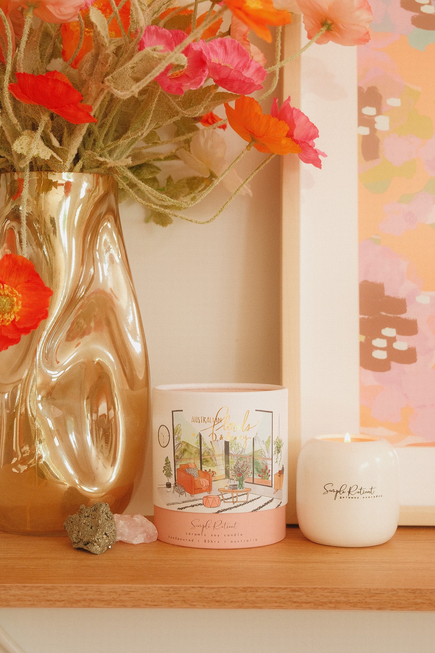 Medium Jar | Lounge Room - Australian Florals and Honey