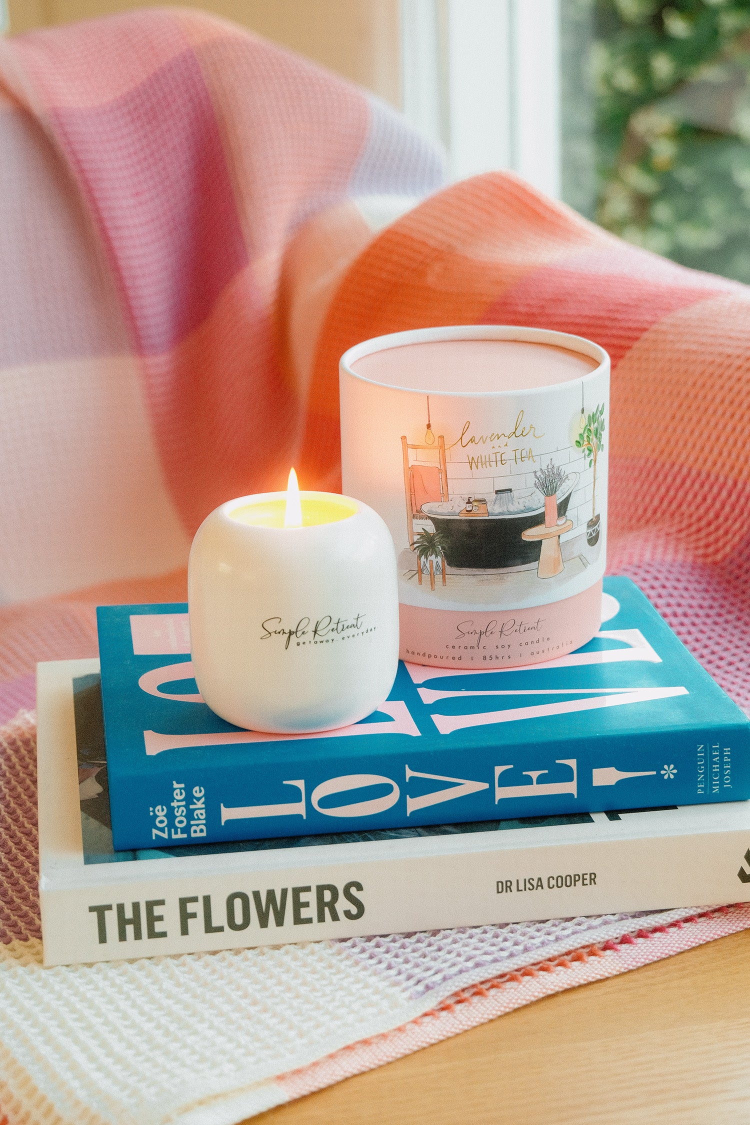 Large Jar | Bathroom - Lavender & White Tea