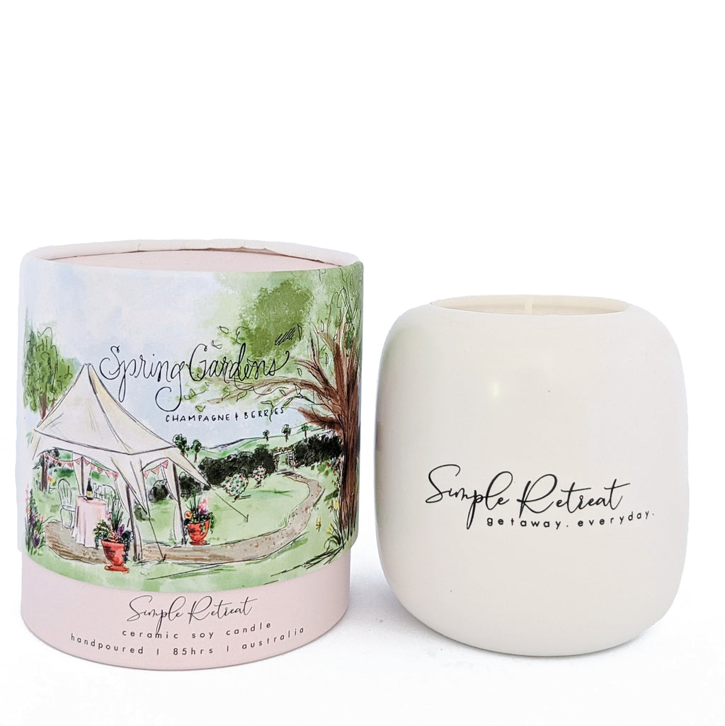 Large Jar | Spring Gardens - Champagne & Berries