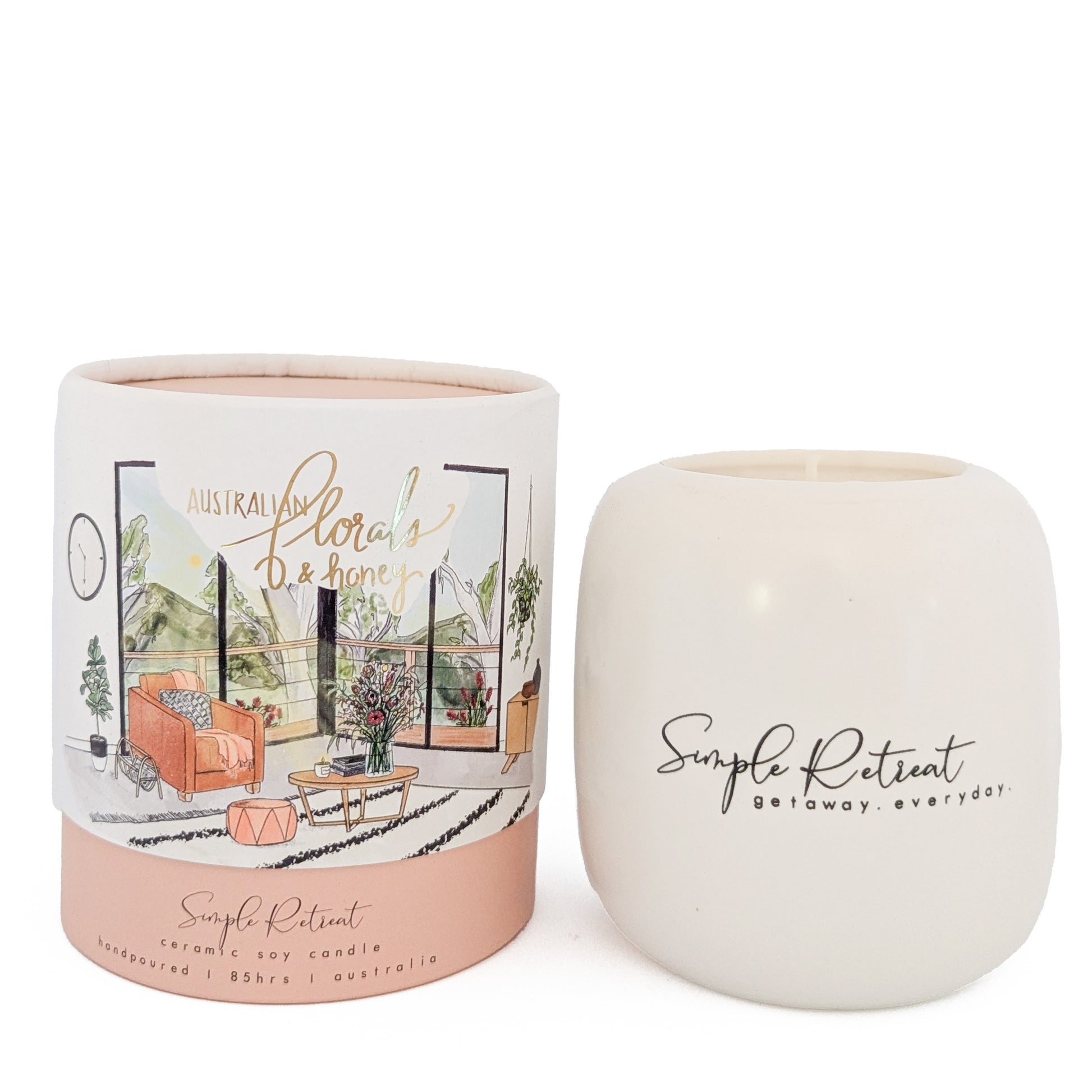 Large Jar | Lounge Room - Australian Florals and Honey