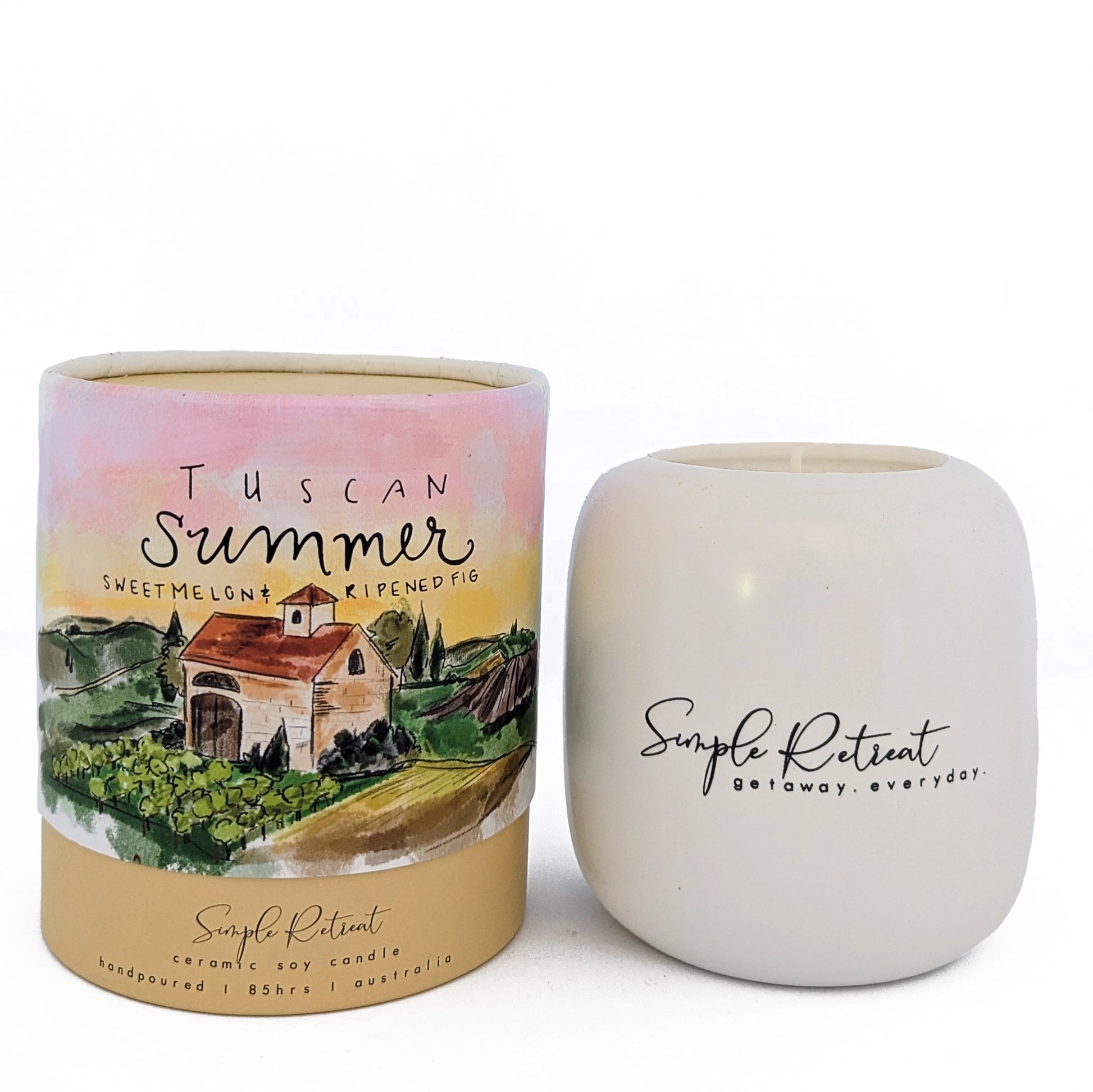Large Jar | Tuscan Summer – Sweet Melon & Ripened Fig