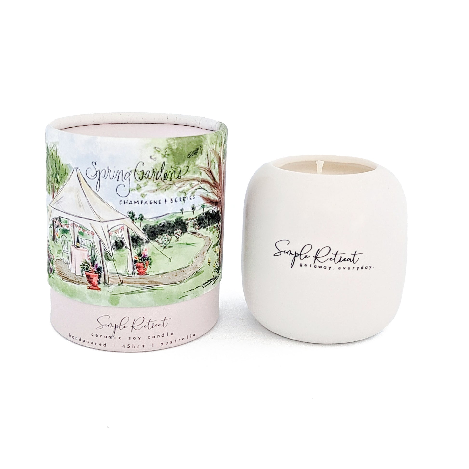 Medium Gift Box | Spring Gardens - Champagne & Berries