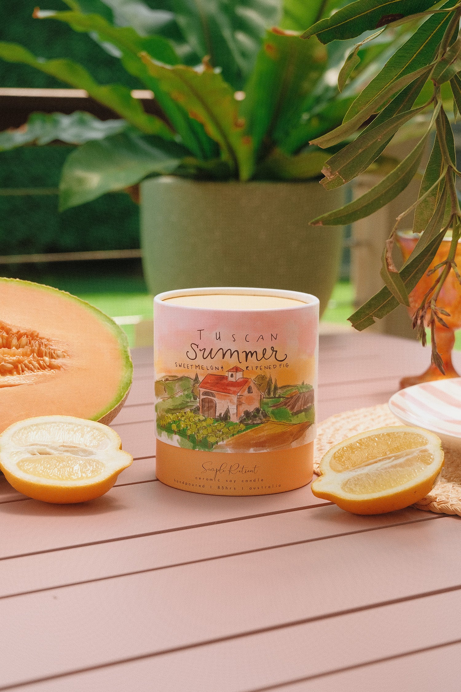 Large Jar | Tuscan Summer – Sweet Melon & Ripened Fig